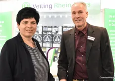 Anita Peters and Michel Tax of Veiling Rhein Maas. Both Assortment Managers for cut flowers and plants. "Real relationship fair. We speak to many growers and every now and then even one who doesn't know us yet."